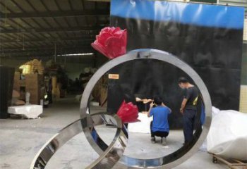 鉆戒雕塑通用，花園小品，廣場景觀鉆戒雕塑優(yōu)價(jià)